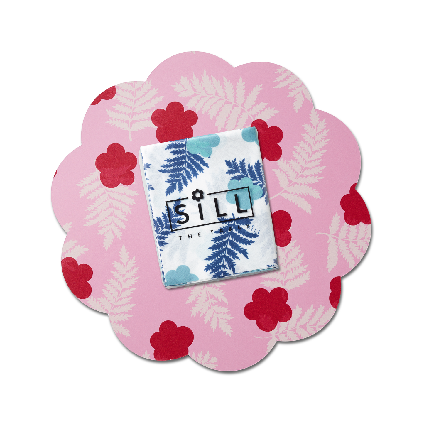 Blue Ferns Napkins, Pack of 50