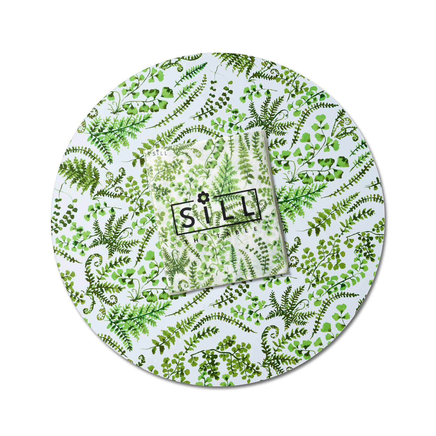Green Ferns Napkins, Pack of 50