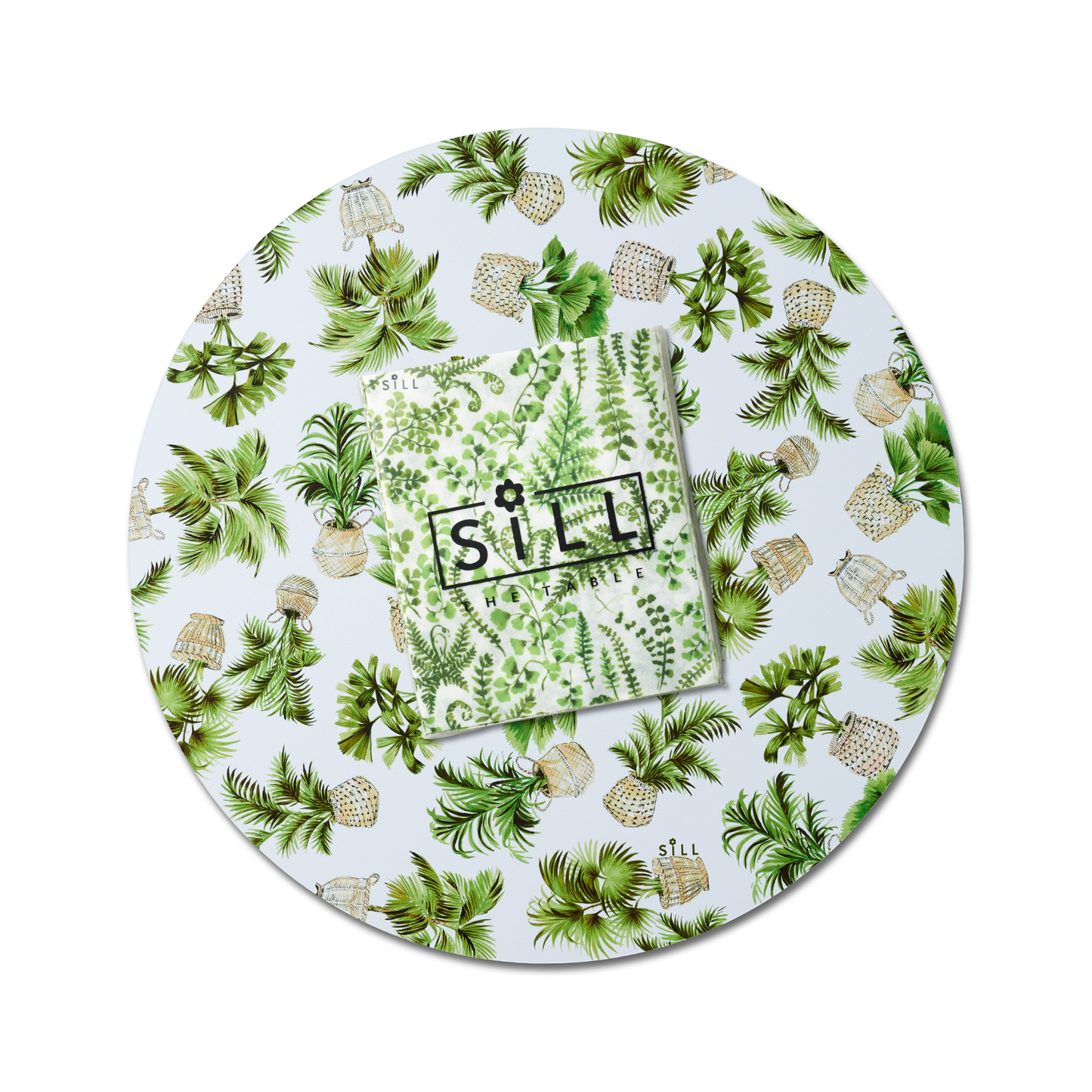 Green Ferns Napkins, Pack of 50