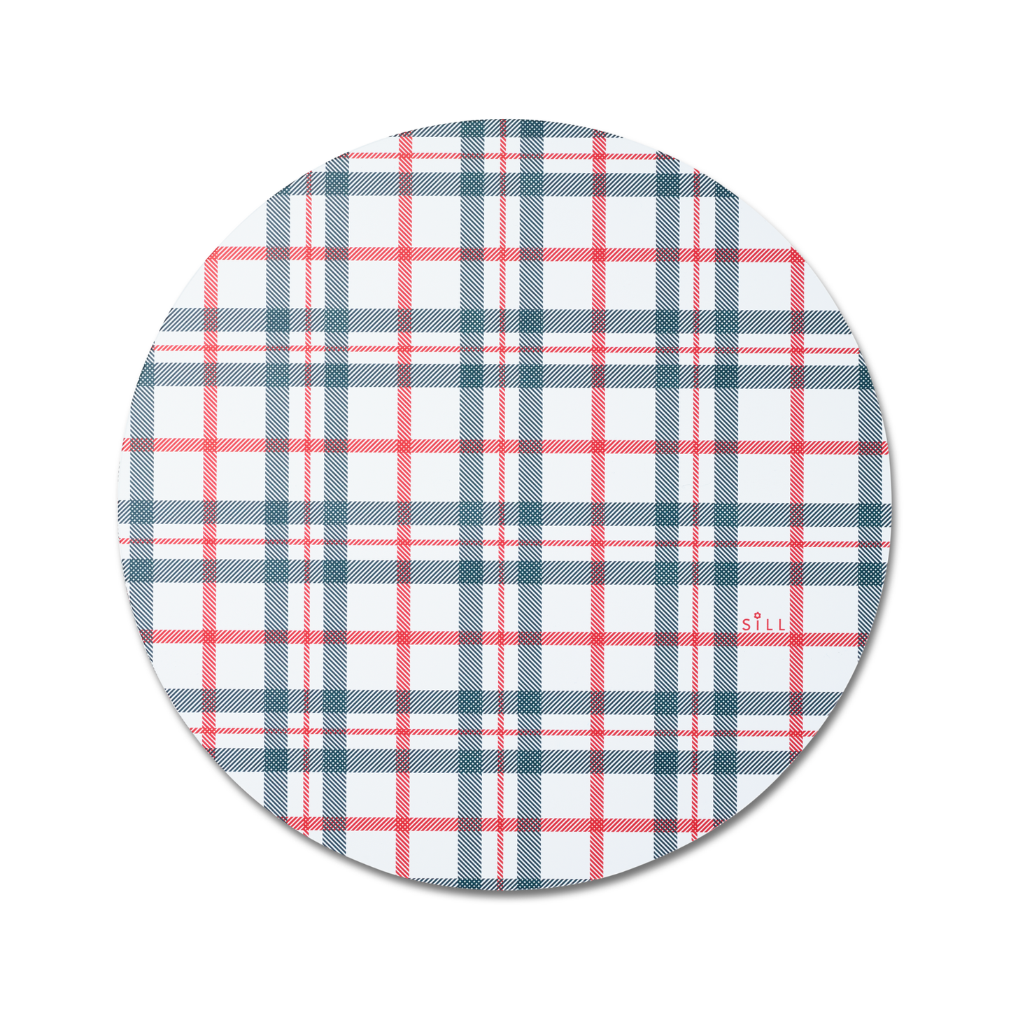 Reindeer + Plaid, Set of Four