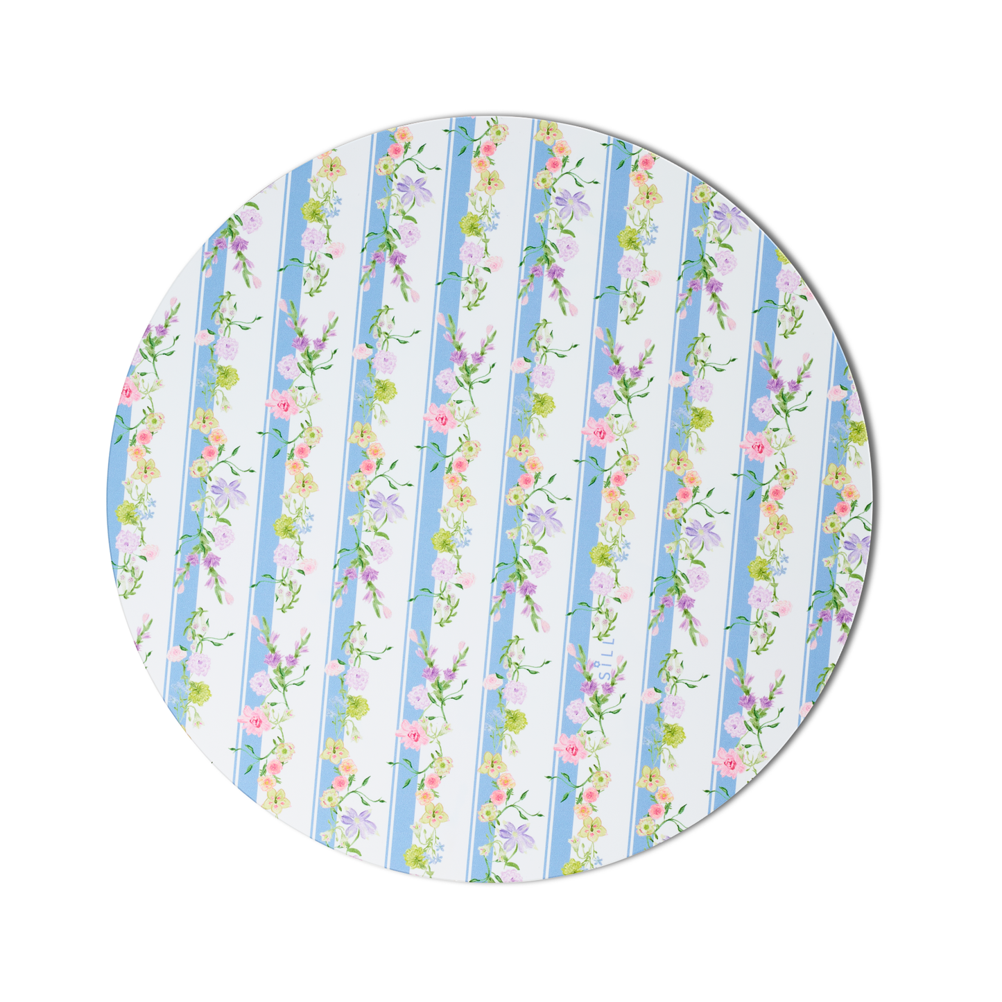 Safari Animals + French Stripe, Set of Four
