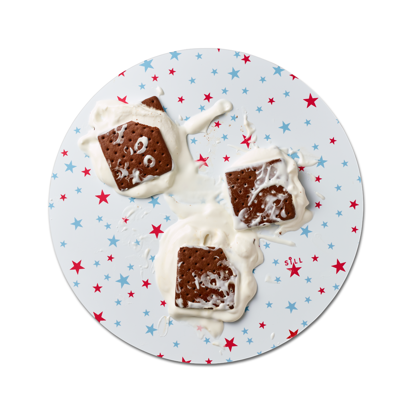 Strawberries + Stars, Set of Four