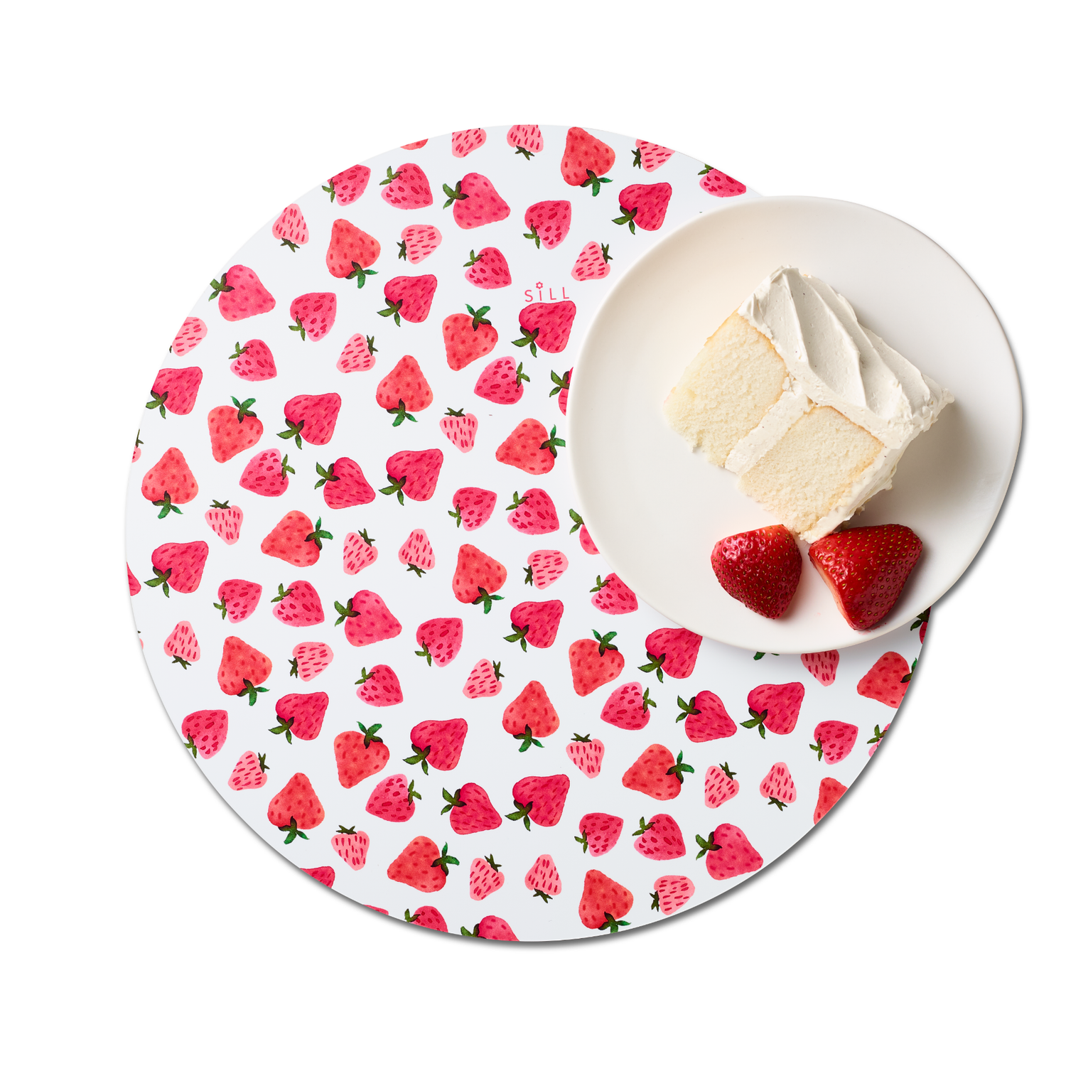 Strawberries + Stars, Set of Four