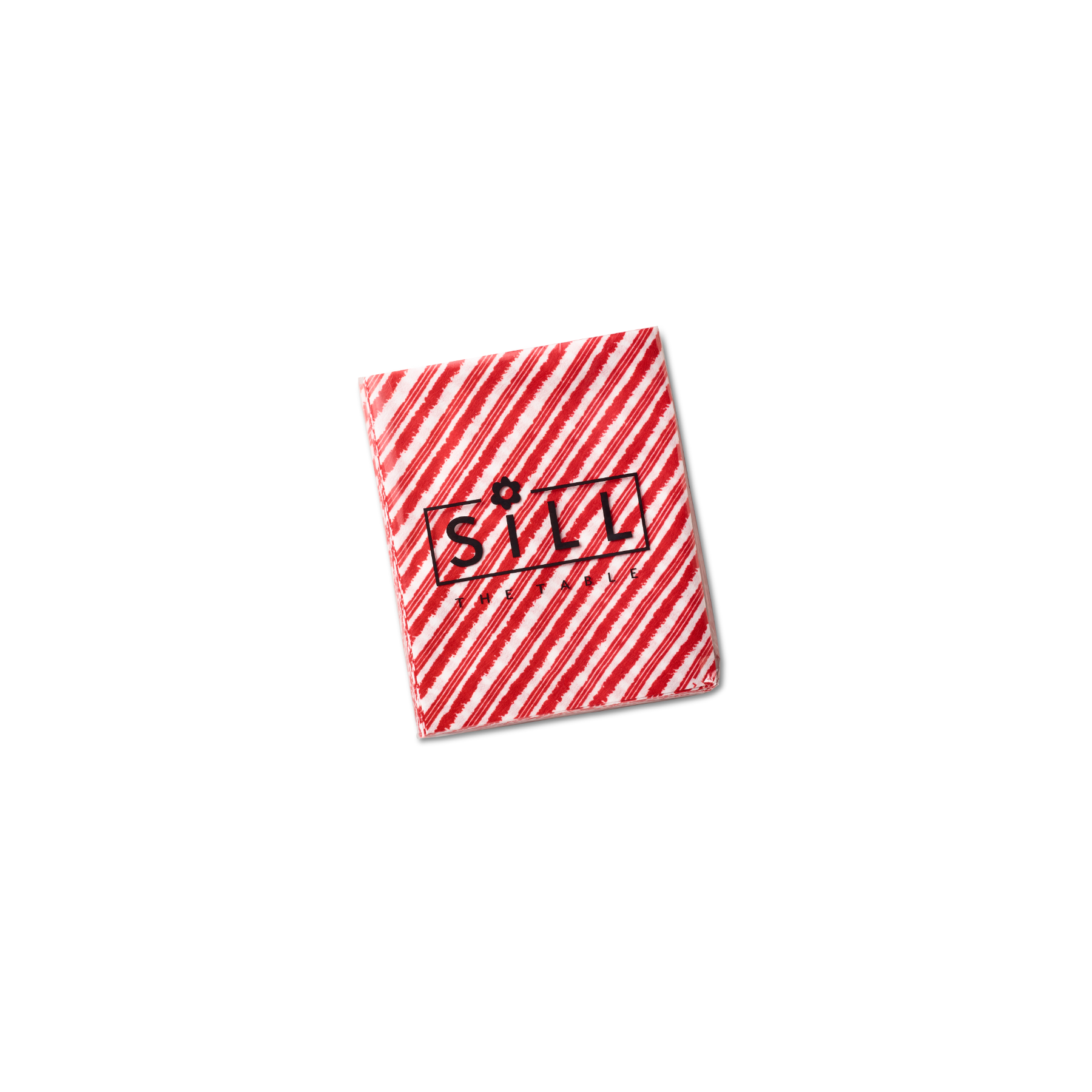 Red Stripes Napkins, Pack of 50