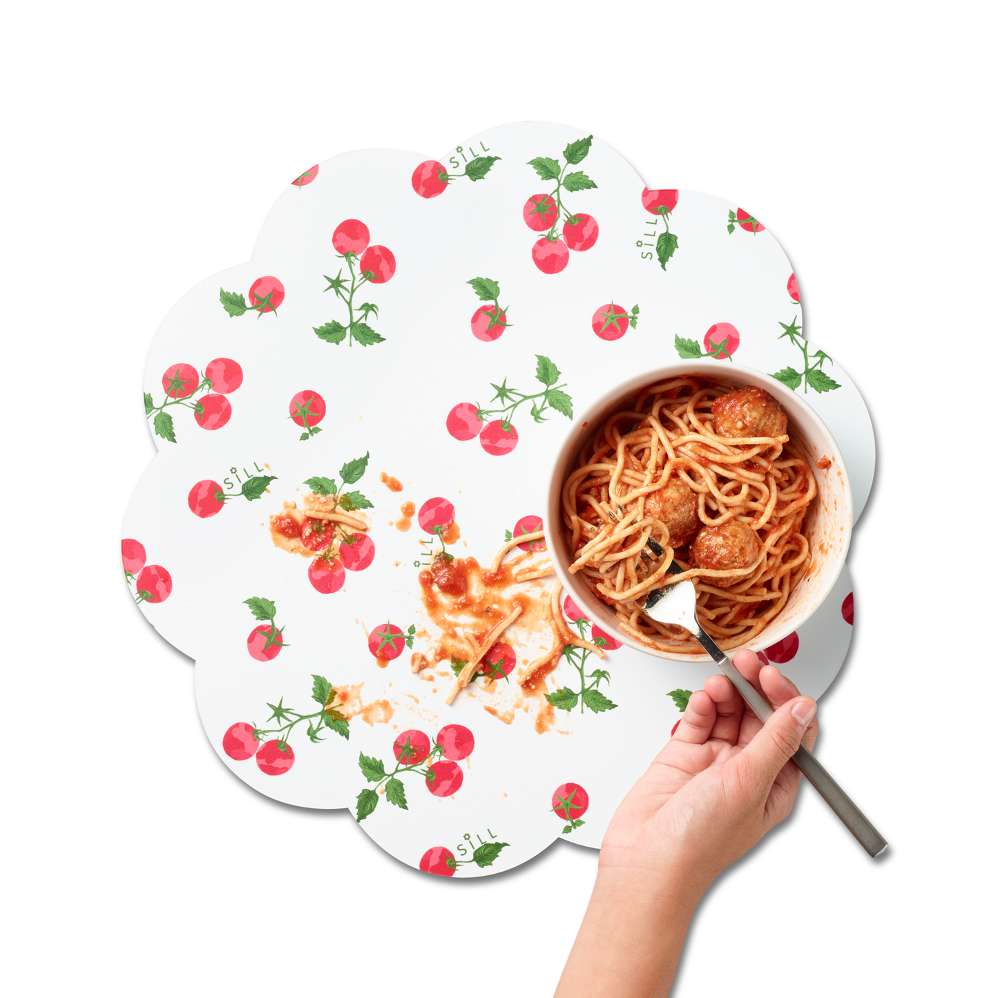 Tomato & Gingham, Set of Four