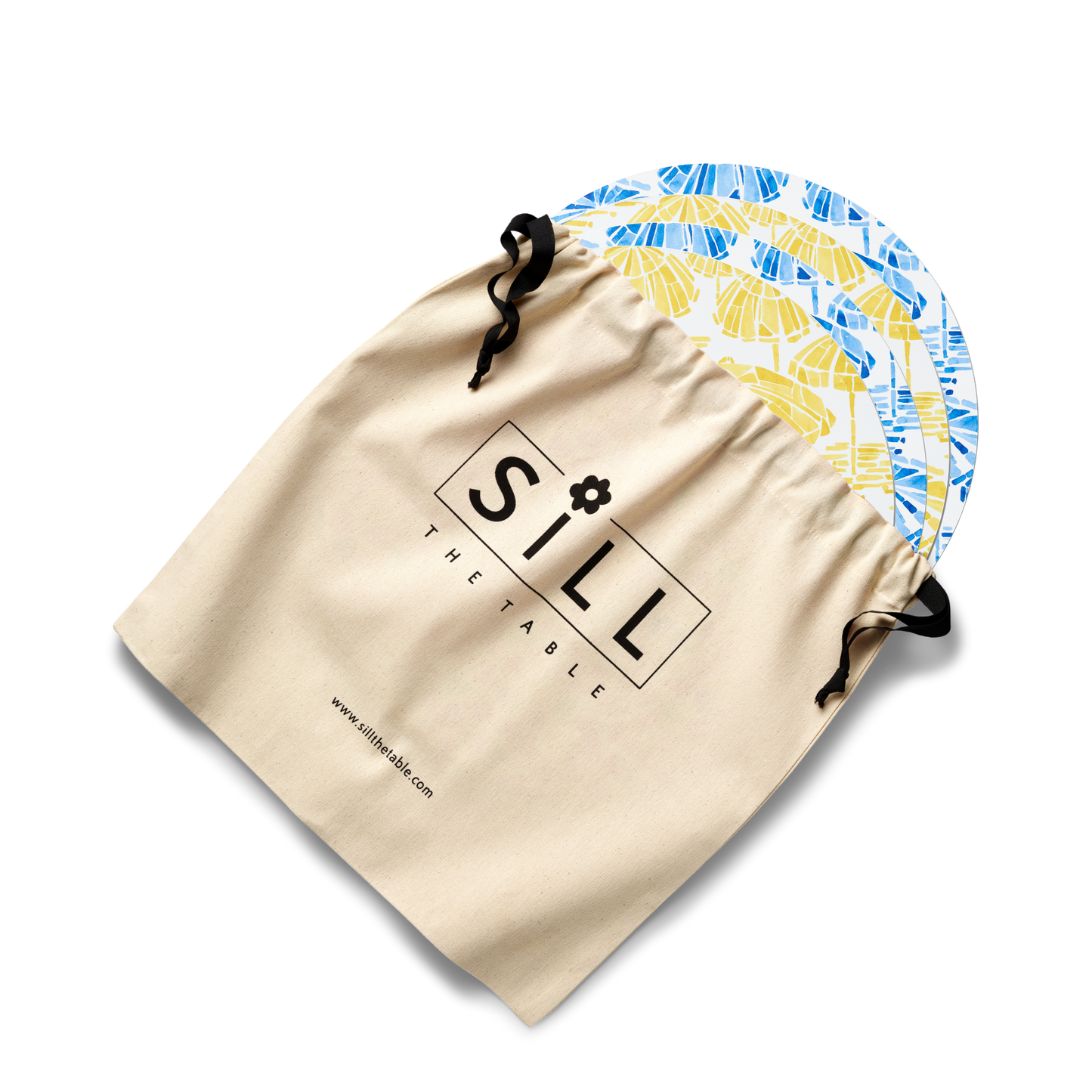 Beach Umbrellas, Set of Four